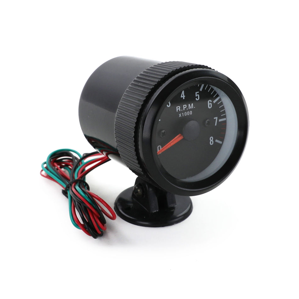 Supporto per Contagiri 52mm Universale con Illuminazione per Auto Benzina