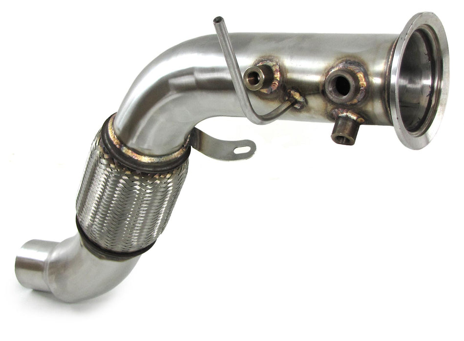 Downpipe in Acciaio Inox per BMW Serie 3 E90 E91 E92 E93 325D 330D 2005-2008