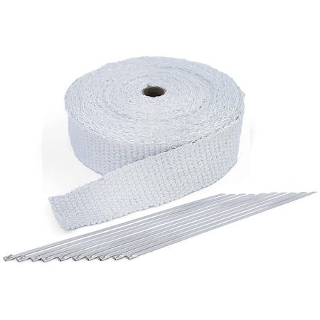 Scarico Hitzeschutzband Thermoband Keramik Fino a 1300°C 50mmx2mm 15Meter