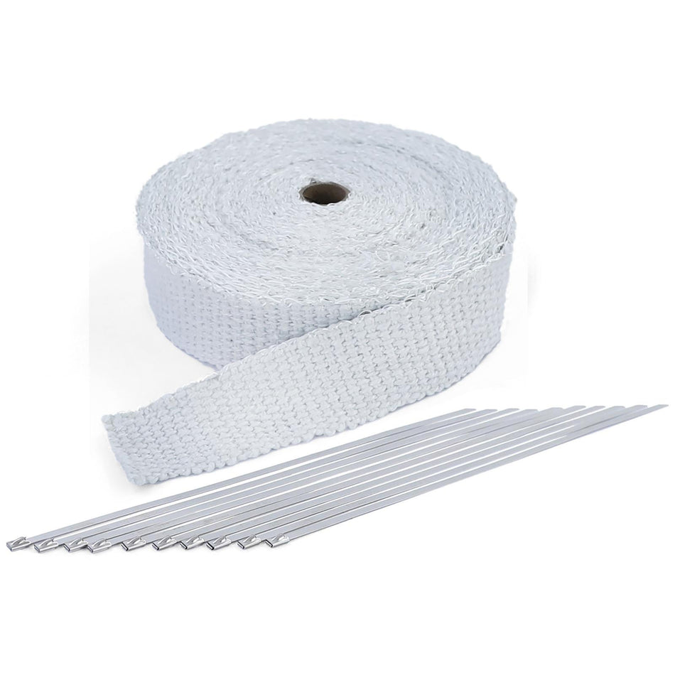 Scarico Hitzeschutzband Thermoband Keramik Fino a 1300°C 50mmx2mm 15Meter