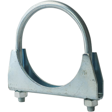 Scarico U Fascetta a U per Tubo Universal 3" 75mm M8 1 Pezzi per Veicoli