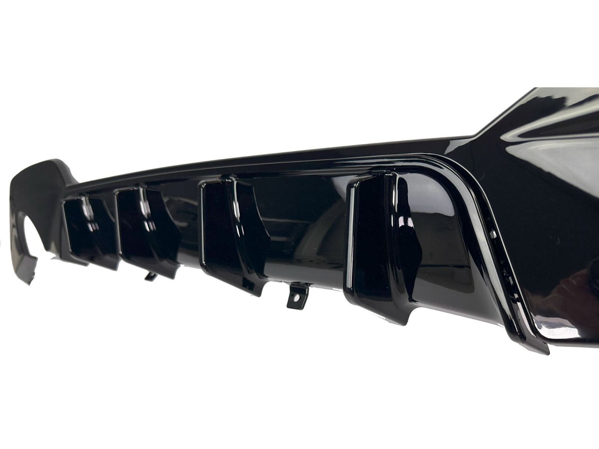 Diffusore Posteriore Nero Lucido per BMW Serie 3 G20 G21 2018-2022