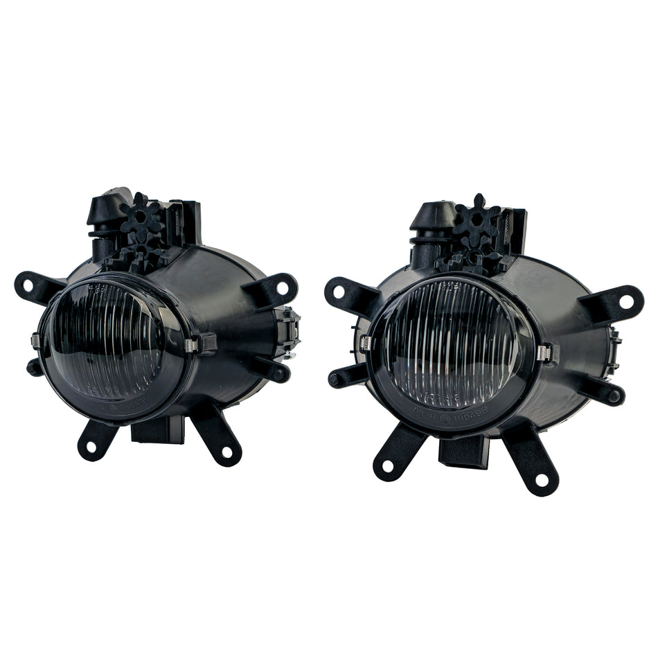 Fendinebbia Set Vetro Trasparente Nero Fumé per BMW E46 Berlina Touring