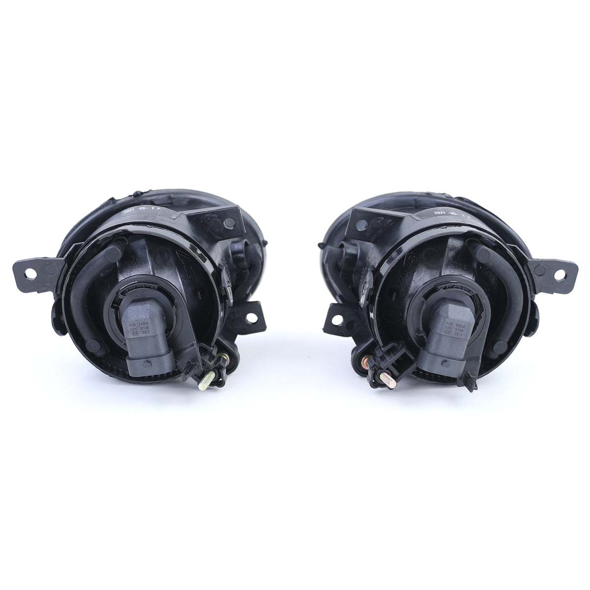 Fendinebbia Set Nero per Volkswagen T5 Bus Transporter Multivan 2009-2015