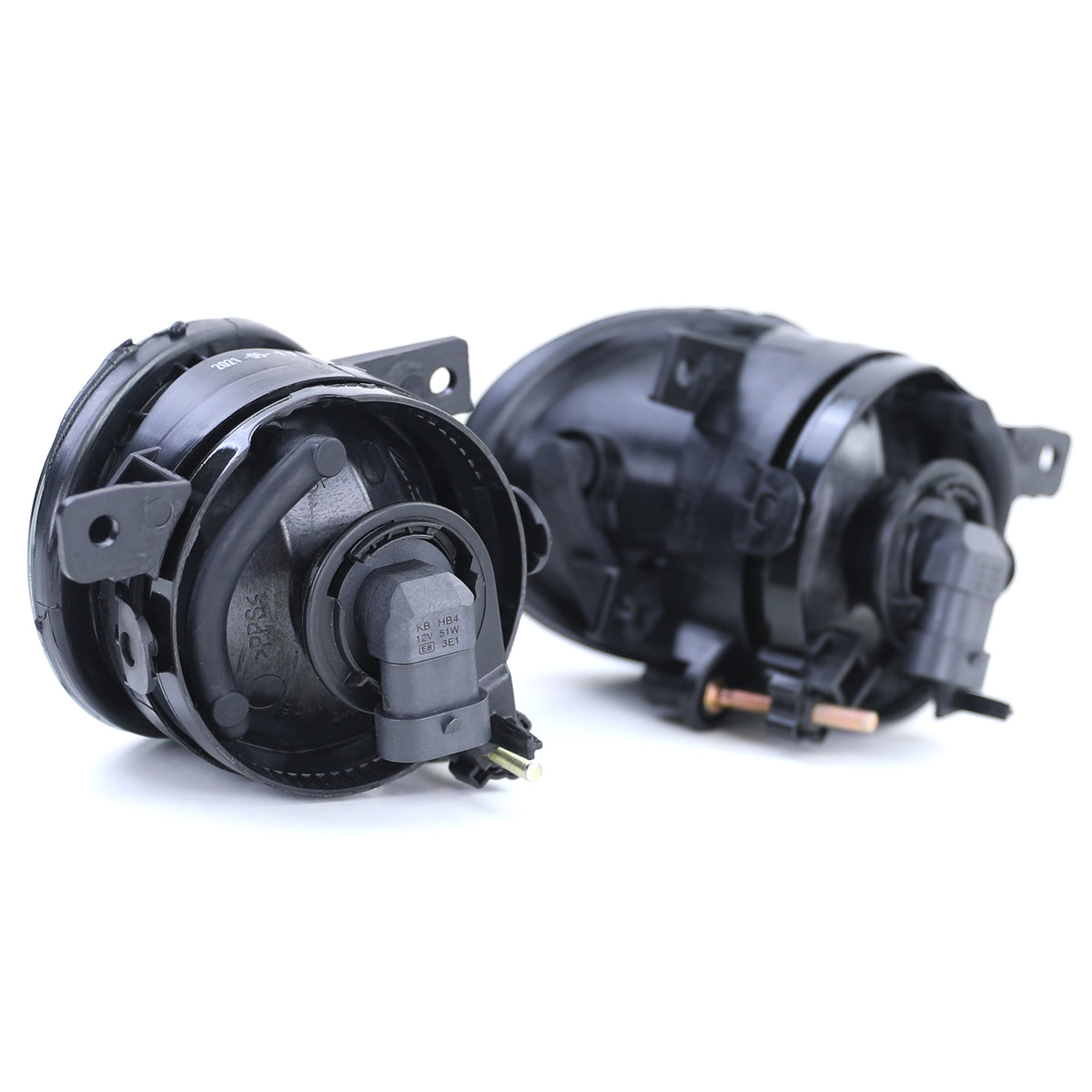 Fendinebbia Set Nero per Volkswagen T5 Bus Transporter Multivan 2009-2015