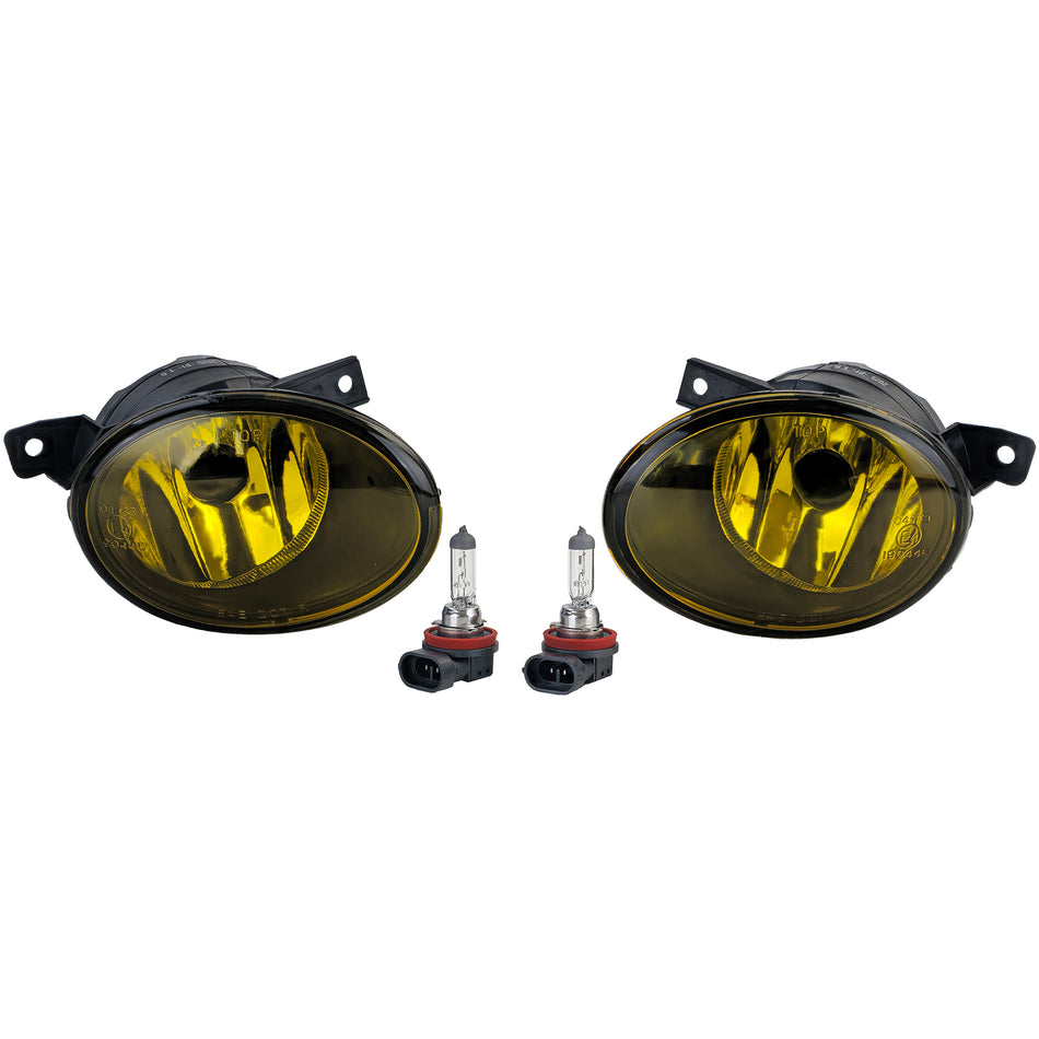 Fendinebbia Set Giallo per Volkswagen T5 Bus Transporter Multivan 09-15