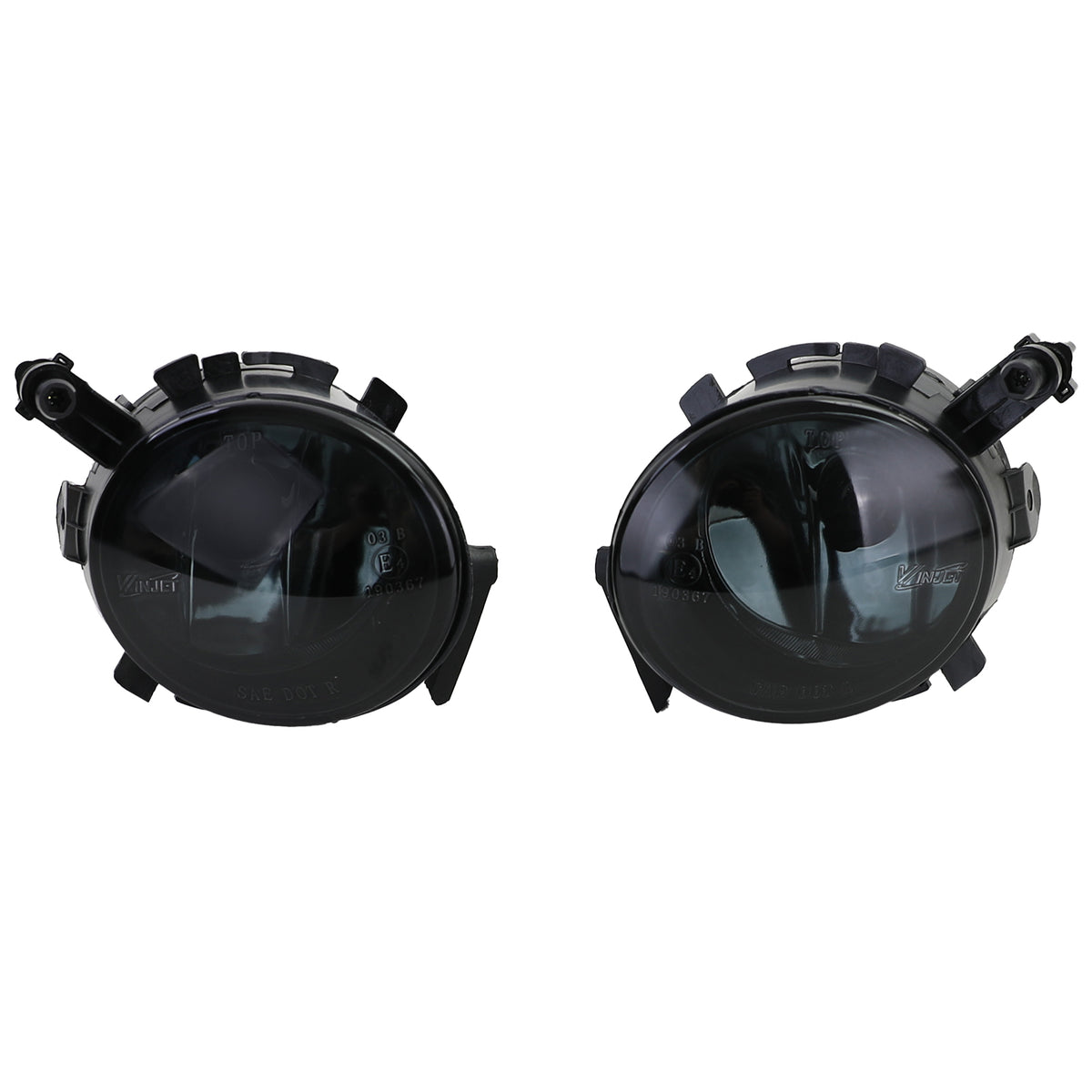 Fendinebbia Neri Fumé per Seat Ibiza 6J 2008-2012 e Leon 1P 2009-2012