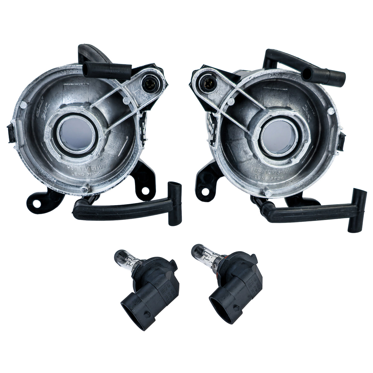Fendinebbia Set Vetro Trasparente Nero Fumé per BMW Serie 3 E46 Coupé Cabrio