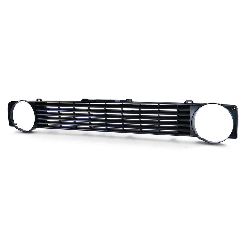 Griglia Anteriore Nera Senza Emblema per Volkswagen Golf 1 + Cabrio + Caddy