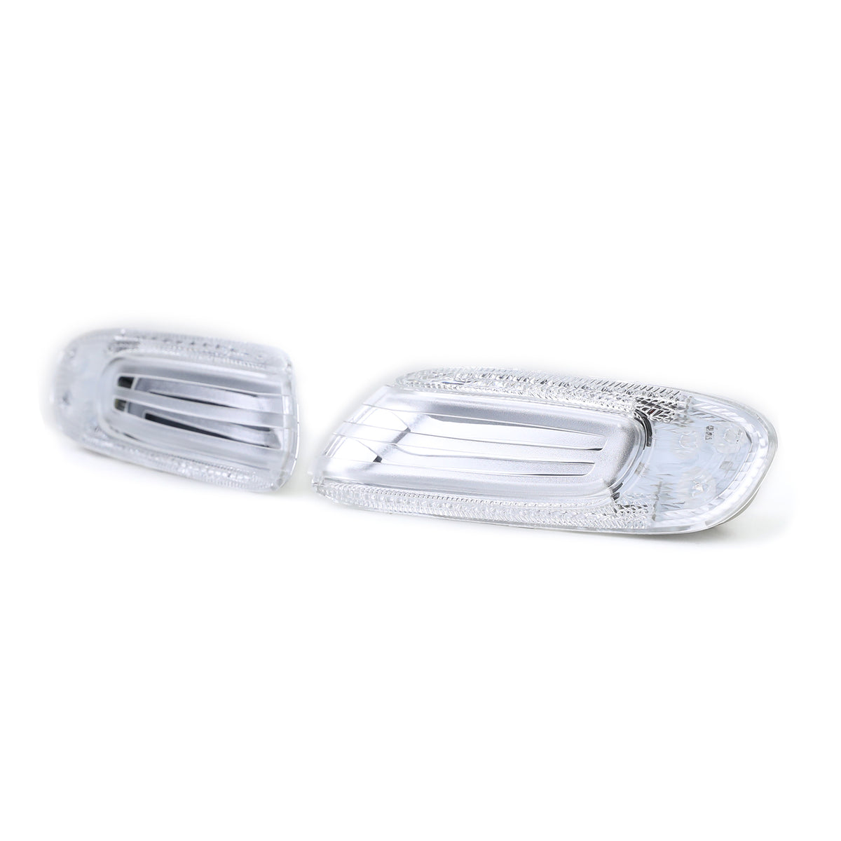 Frecce LED Trasparenti con Finitura Cromata per Mini One Cooper S F55 F56 F57