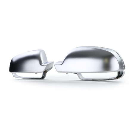 Copertura Specchietti Argento Opaco per Audi A3 8P A4 8K B8 A5 8T (2009-2015)