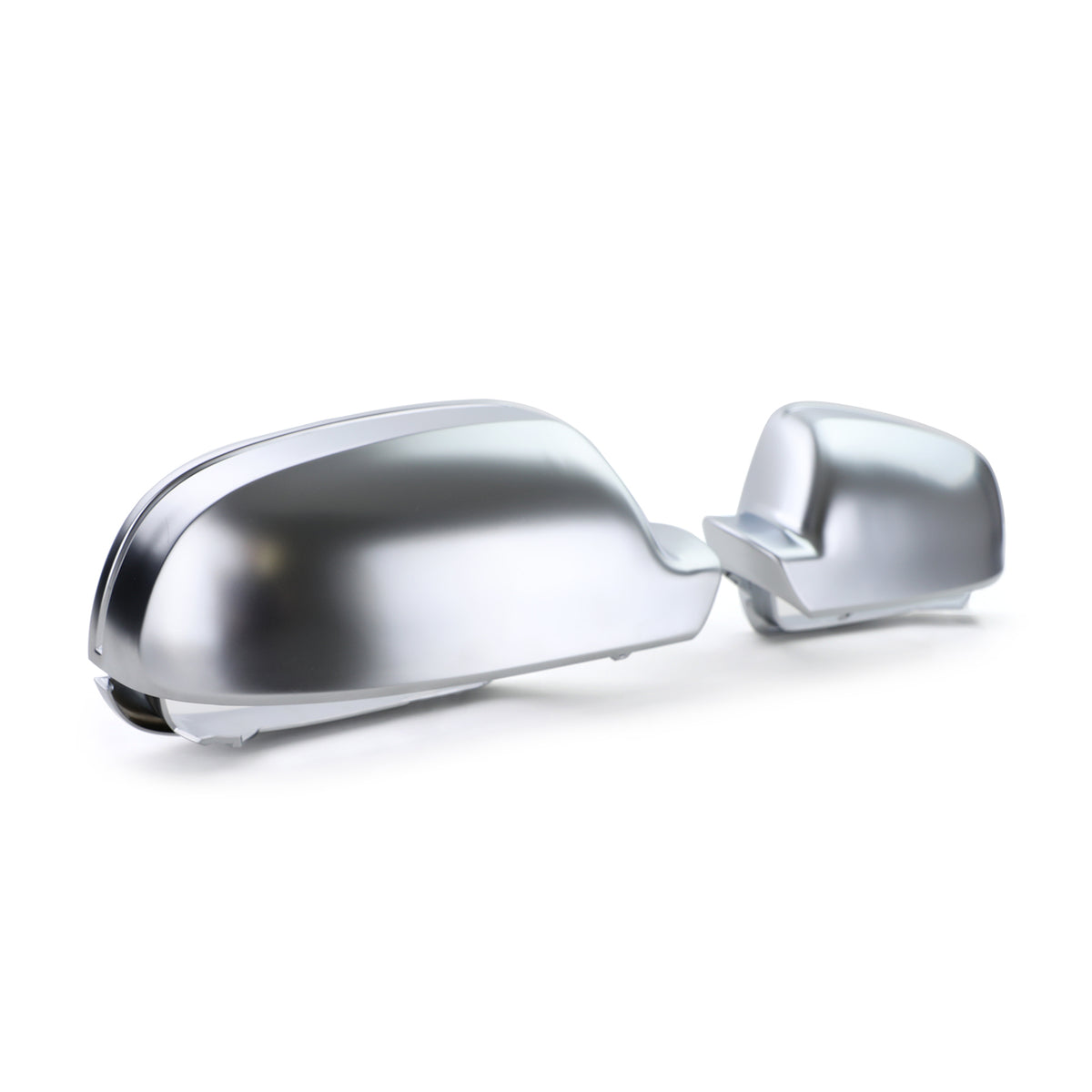 Copertura Specchietti Argento Opaco per Audi A3 8P A4 8K B8 A5 8T (2009-2015)