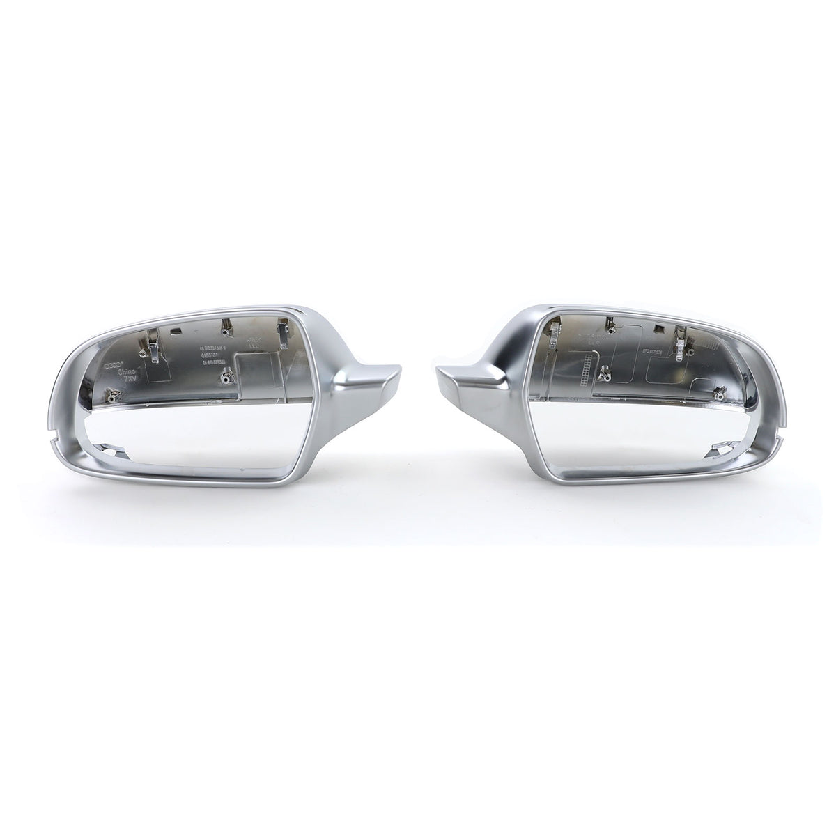 Copertura Specchietti Argento Opaco per Audi A3 8P A4 8K B8 A5 8T (2009-2015)