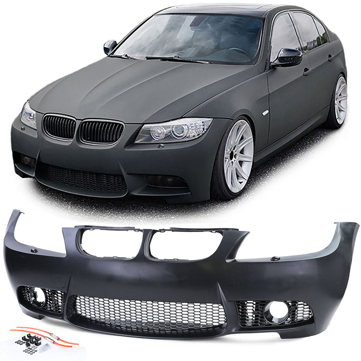 Paraura Sportivo con ABE per BMW Serie 3 E90 E91 05-08
