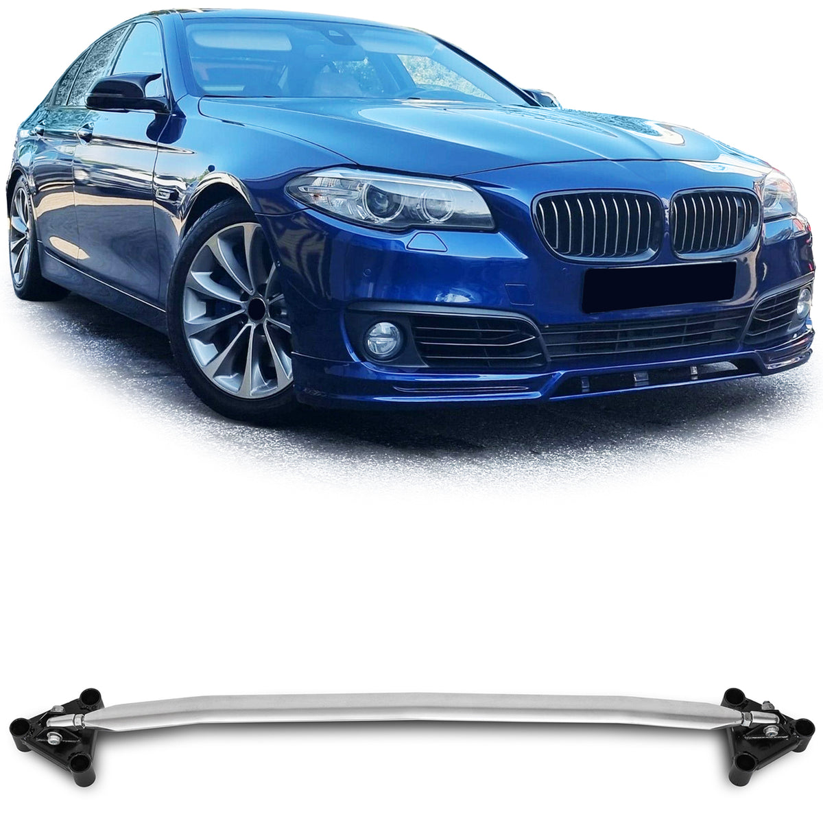 Alluminio Barra Duomi Poliert per BMW Serie 5 F10 F11 (2010-2017)