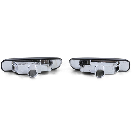 Frecce Vetro Trasparente Laterali Neri Fumè per BMW Serie 3 E46 Berlina Touring