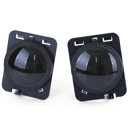 Frecce LED Laterali Nere Fumè Coppia per Jeep Wrangler JK 07-17