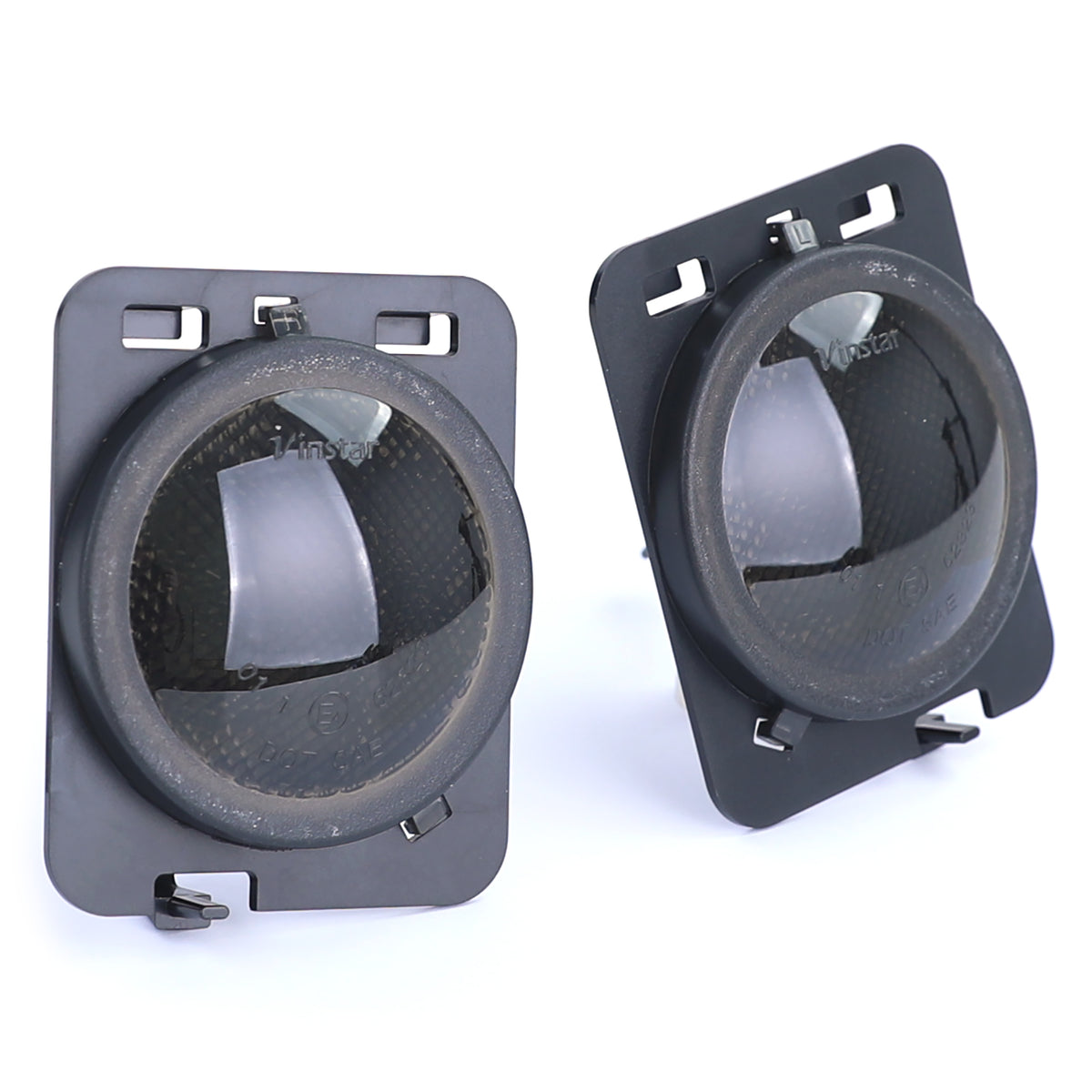 Frecce LED Laterali Nere Fumè Coppia per Jeep Wrangler JK 07-17