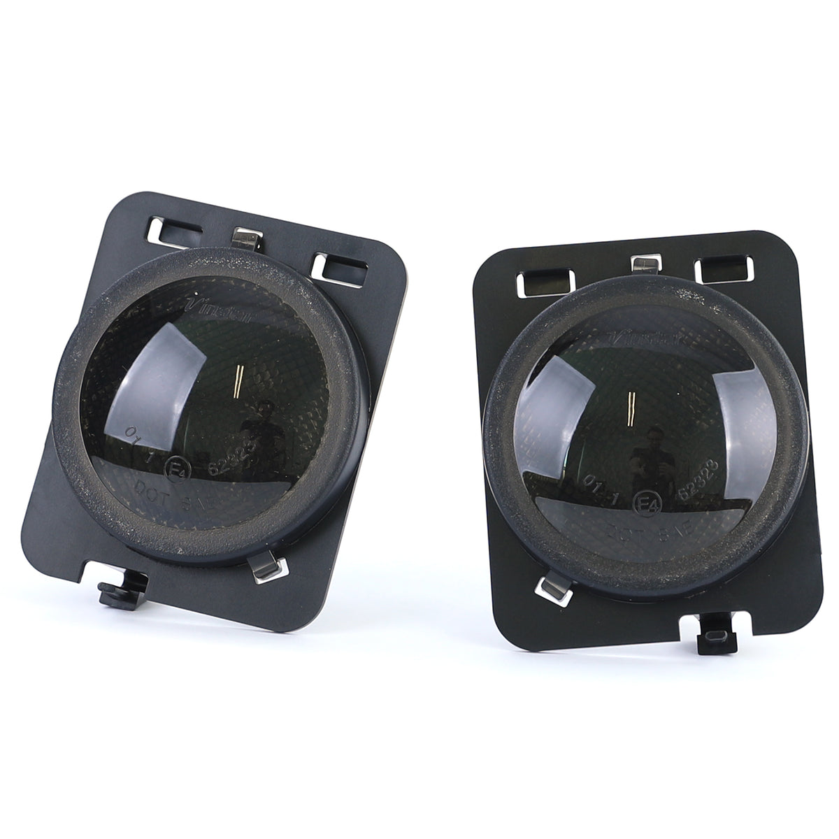 Frecce LED Laterali Nere Fumè Coppia per Jeep Wrangler JK 07-17