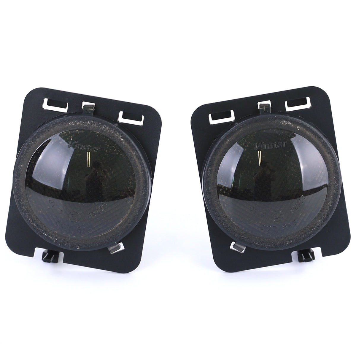 Frecce LED Laterali Nere Fumè Coppia per Jeep Wrangler JK 07-17