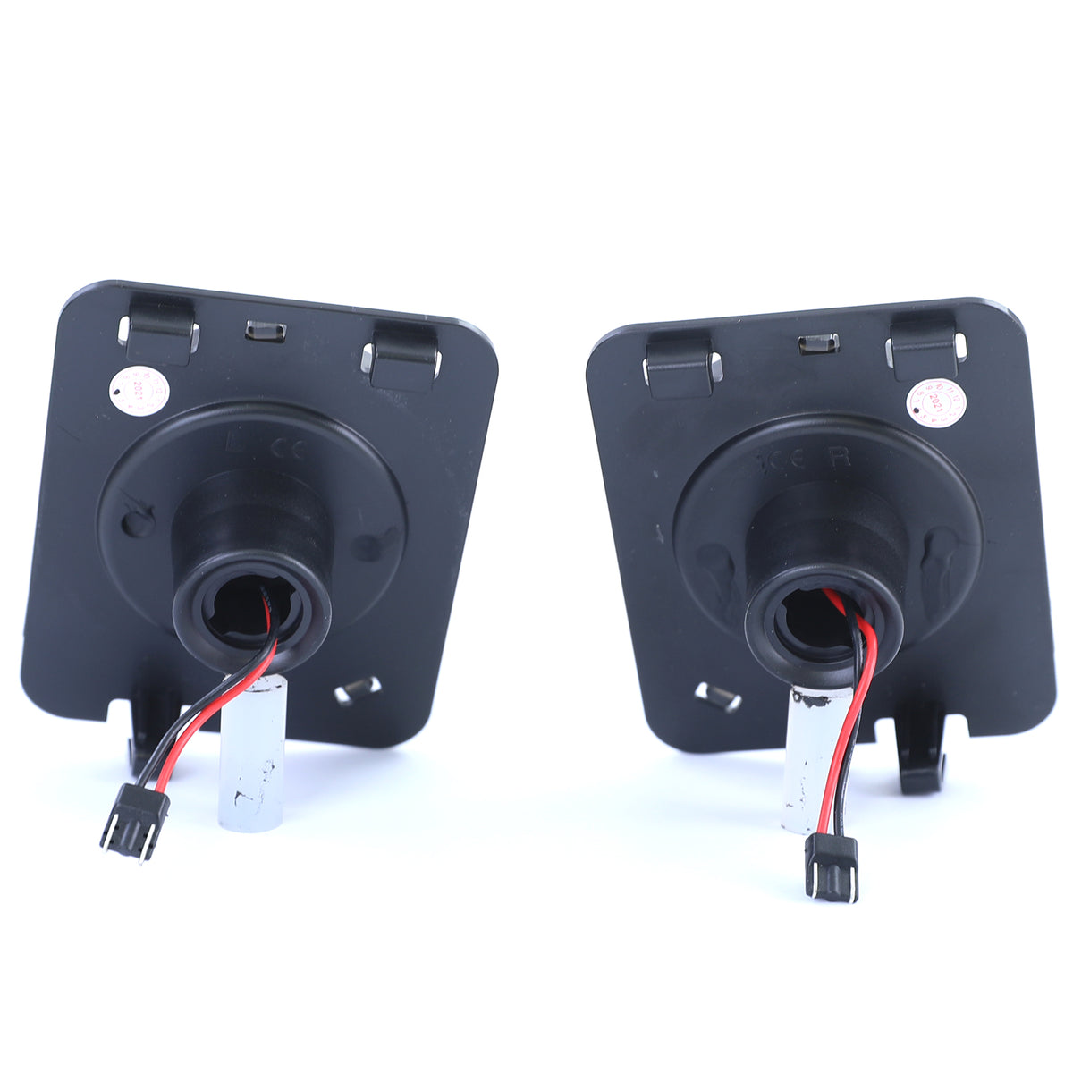Frecce LED Laterali Nere Fumè Coppia per Jeep Wrangler JK 07-17