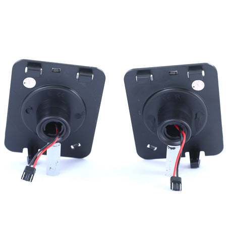 Frecce LED Laterali Nere Fumè Coppia per Jeep Wrangler JK 07-17