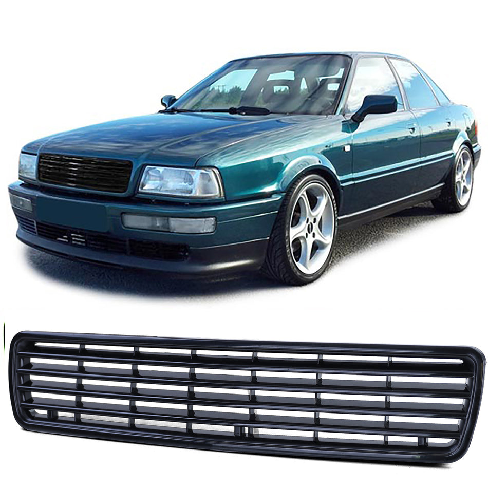 Griglia Anteriore Nera Senza Emblema per Audi 80 B4 Berlina Avant Cabrio