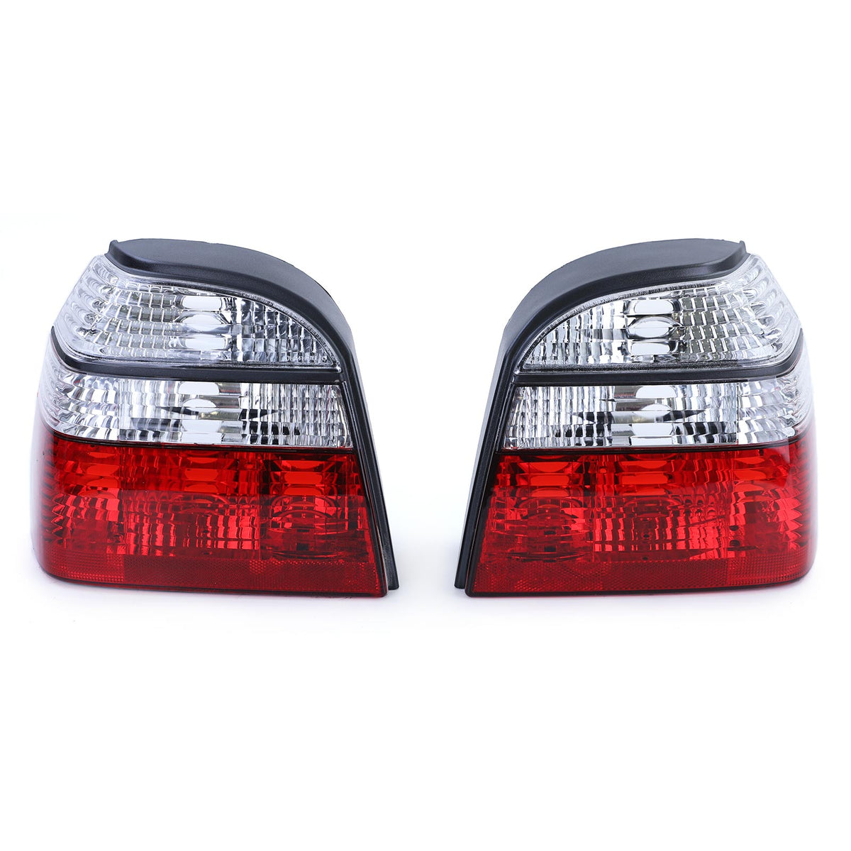 Fanali Posteriori Trasparenti Rossi per Volkswagen Golf 3 Berlina Cabrio 91-97