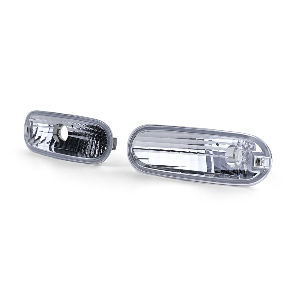 Frecce Anteriori Trasparenti Cromate per Volkswagen New Beetle 98-06
