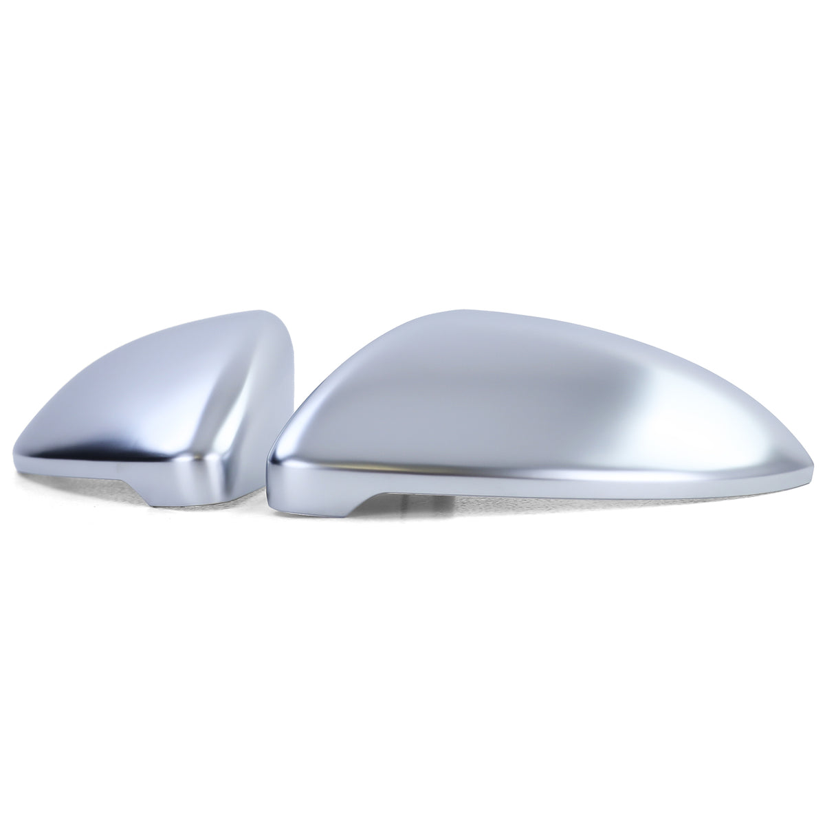 Copertura Specchietti Set Argento Opaco per Volkswagen Golf 7 Berlina 2012-2017