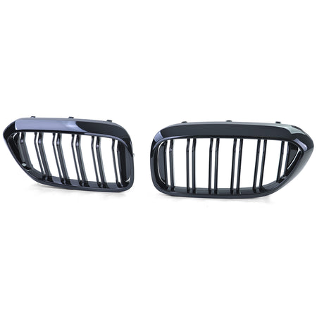 Griglia Doppia Barra Nera Lucida per BMW Serie 5 G30 G31 2017-2020