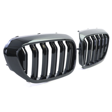 Griglia Doppia Barra Nera Lucida per BMW Serie 5 G30 G31 2017-2020