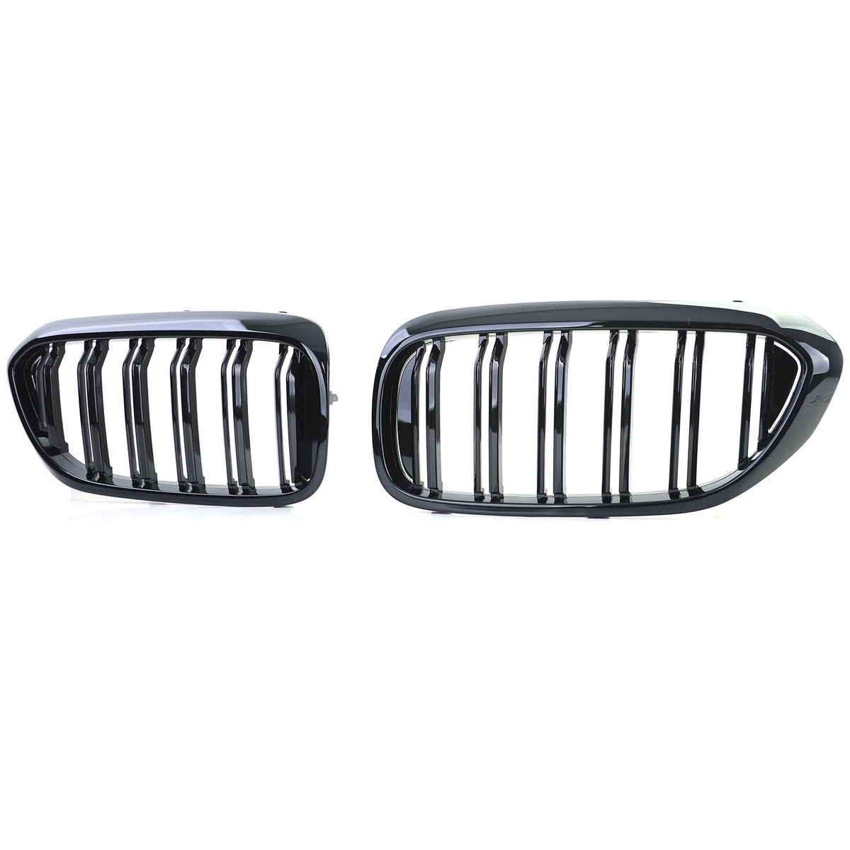 Griglia Doppia Barra Nera Lucida per BMW Serie 5 G30 G31 2017-2020