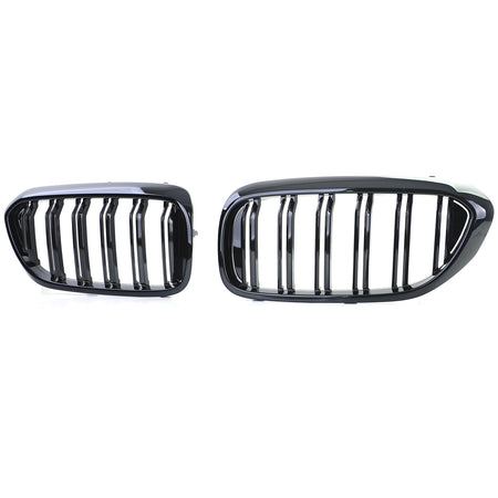 Griglia Doppia Barra Nera Lucida per BMW Serie 5 G30 G31 2017-2020