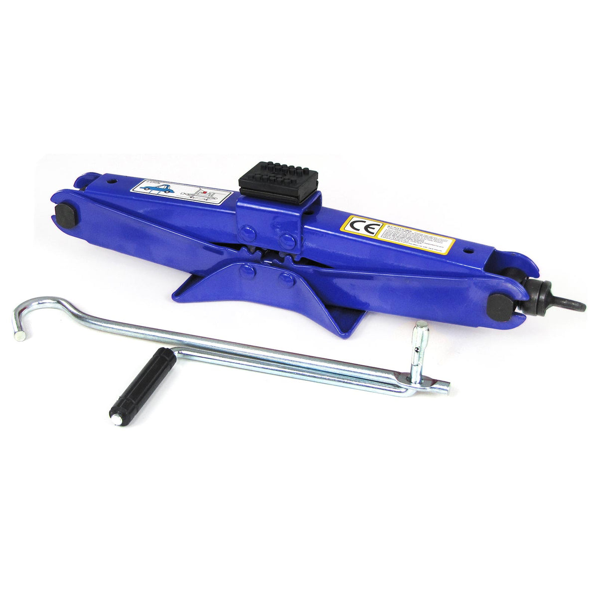 PKW Bus Auto Crick a Forbice Fino a 2000kg / 2T Blu 11,5cm-40cm Universale