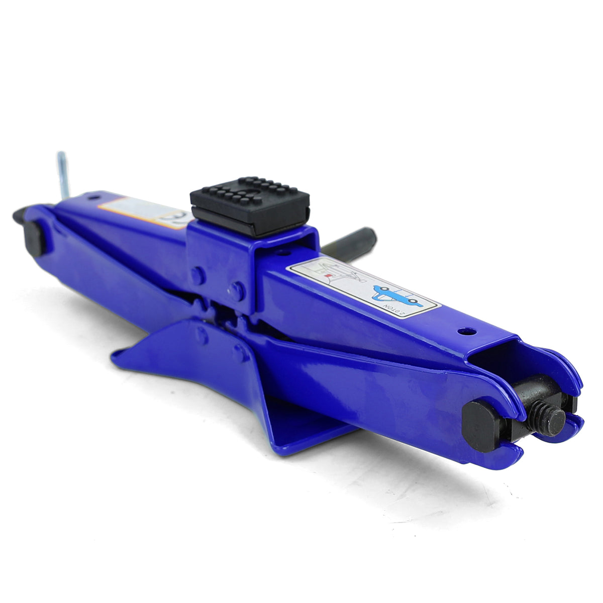 PKW Bus Auto Crick a Forbice Fino a 2000kg / 2T Blu 11,5cm-40cm Universale