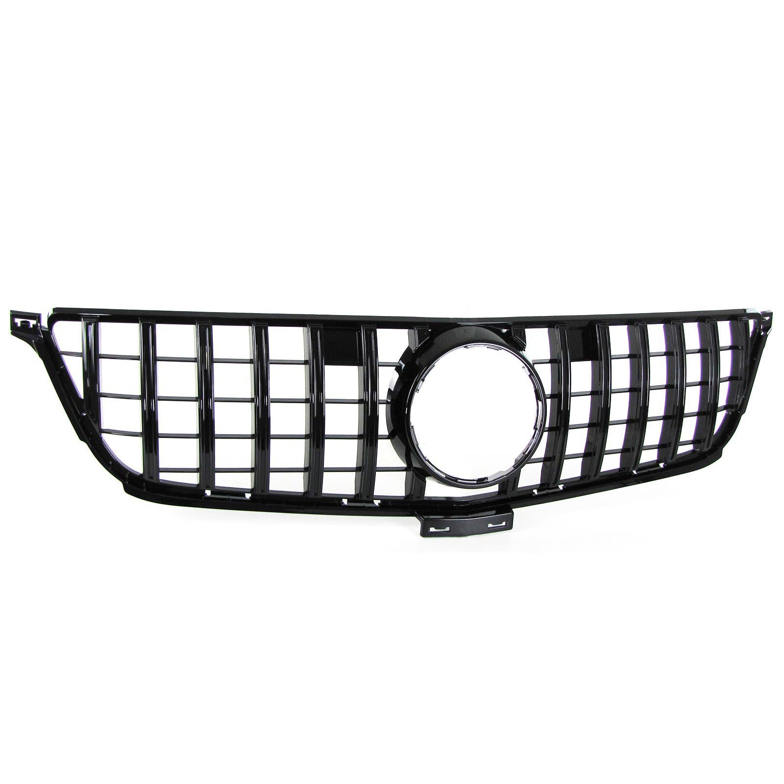 Griglia Anteriore Nera Lucida per Mercedes Ml W166 2011-2015