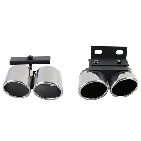 Terminali Scarico Sportivi 4-Rohr S-Look per Audi A3 1.4 1.8 2.0 8V