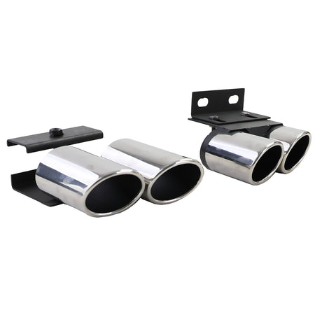 Terminali Scarico Sportivi 4-Rohr S-Look per Audi A3 1.4 1.8 2.0 8V