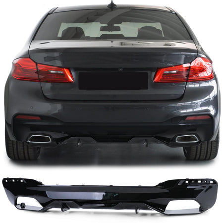 Diffusore Posteriore Performance Look Nero Lucido per BMW Serie 5 G30 G31 (dal