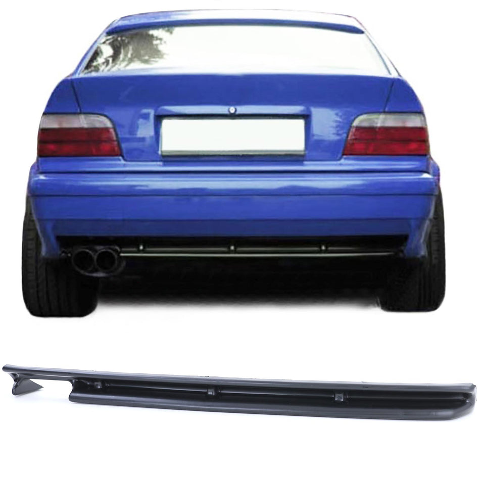 Sport Diffusore Posteriore Doppio Tubo Sinistro per BMW Serie 3 E36 90-99