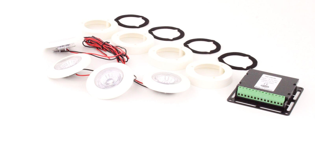 Hella Celis Illuminazione Interna per Camper Set Bianco Universale 9-32