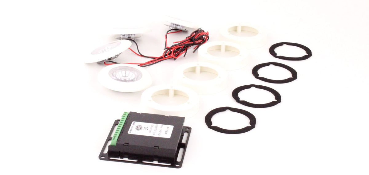 Hella Celis Illuminazione Interna per Camper Set Bianco Universale 9-32