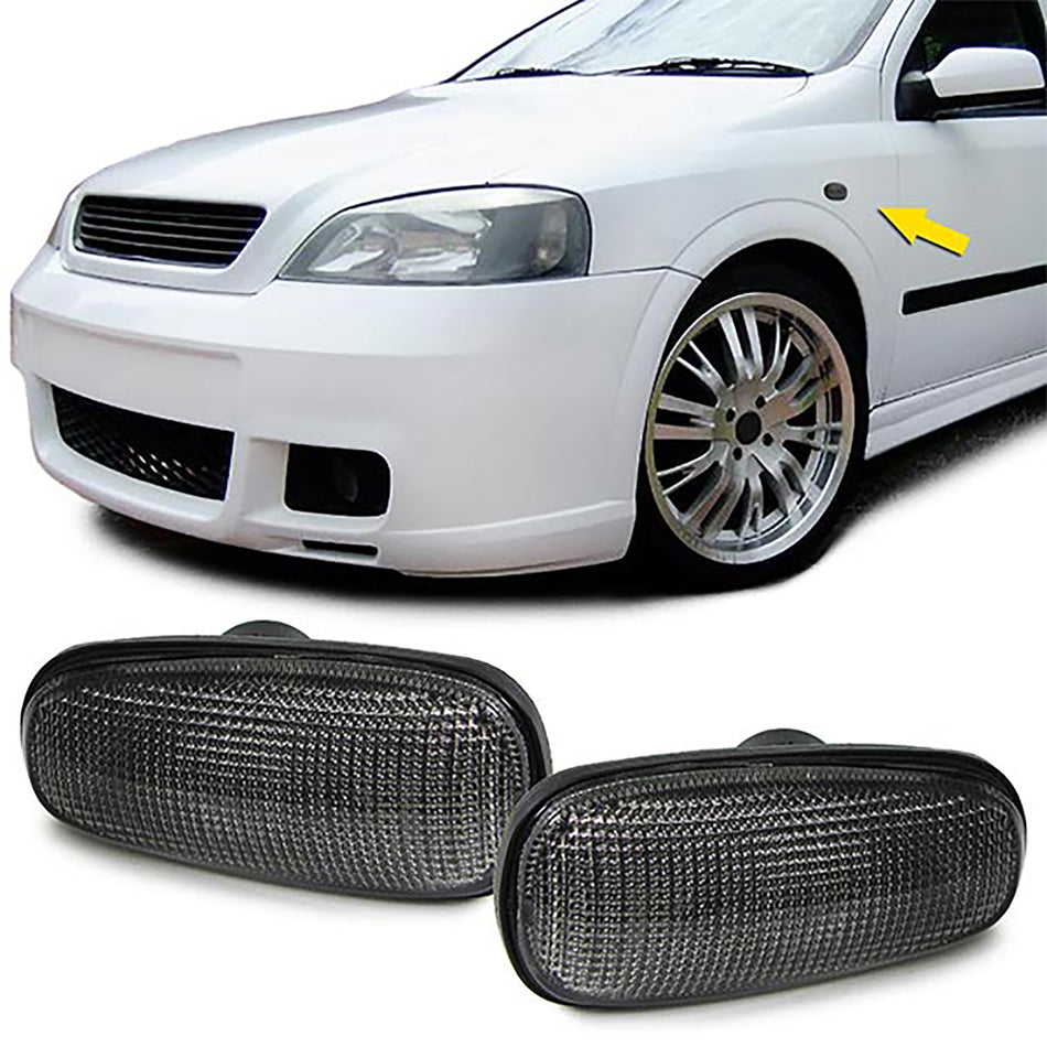 Frecce Laterali Nere per Opel Astra G 98-05 Zafira A 99-05