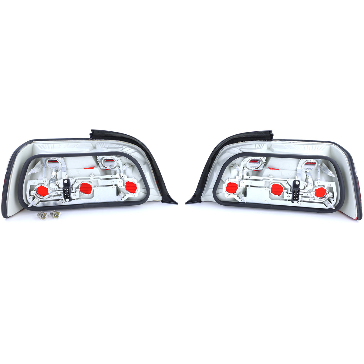 Fanali Posteriori Set Rosso Bianco per BMW Serie 3 E36 Coupé Cabrio M3