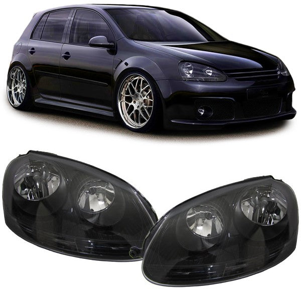 Fari Neri per Volkswagen Golf 5 e Jetta Iii 2003-2008