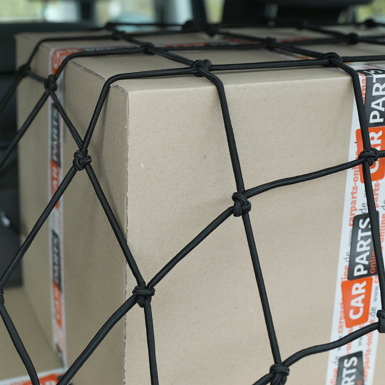 Rete di Trasporto 2,5x3m Resistente Ed Elastica in Nylon Nero per Rimorchio Auto