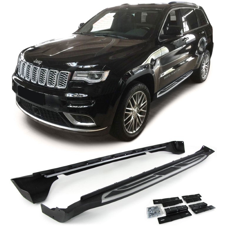 Pedane Laterali in Alluminio per Jeep Grand Cherokee WK2 (2010-2017)