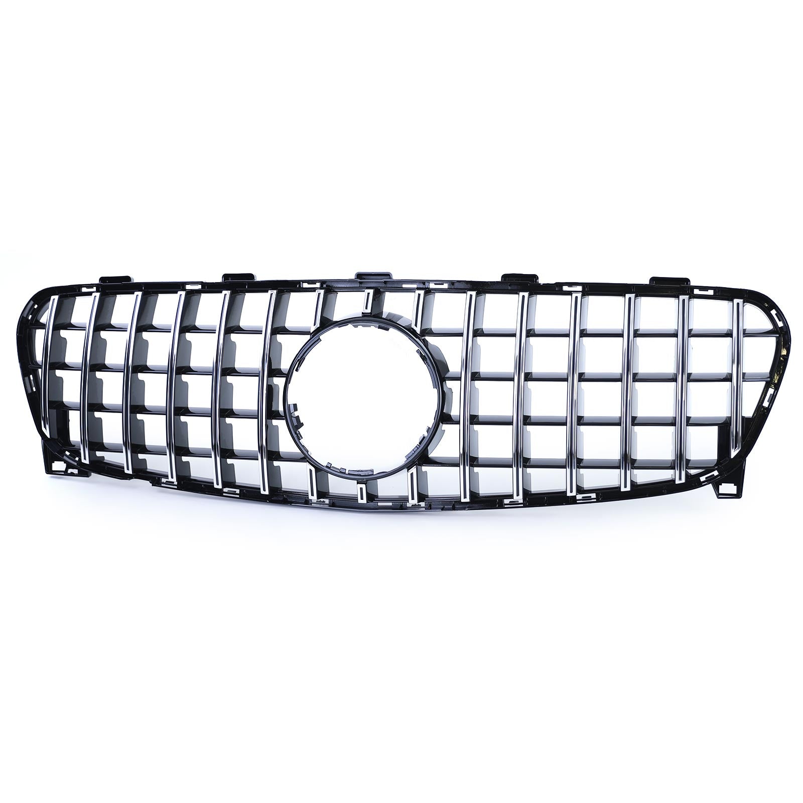 Griglia Sportiva Anteriore Nera Cromata per Mercedes GLA X156 17-20