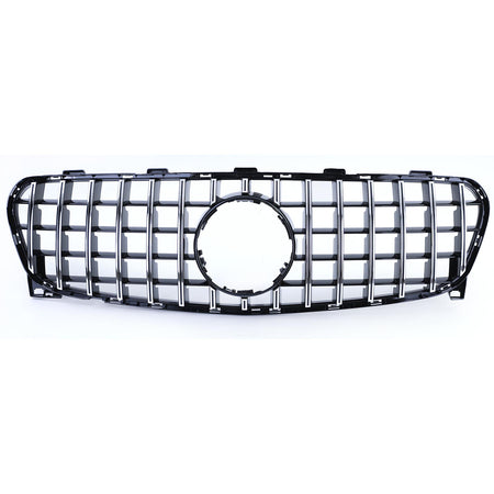 Griglia Sportiva Anteriore Nera Cromata per Mercedes GLA X156 17-20